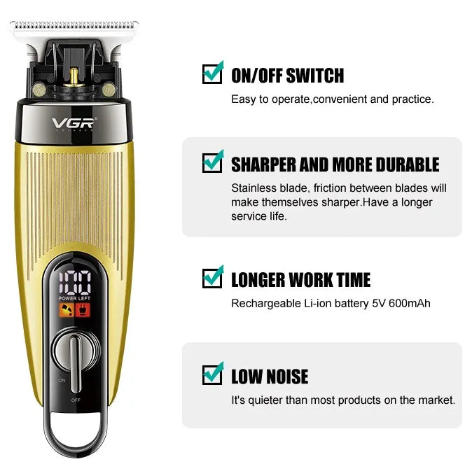 VGR Professional Hair Trimmer V-975