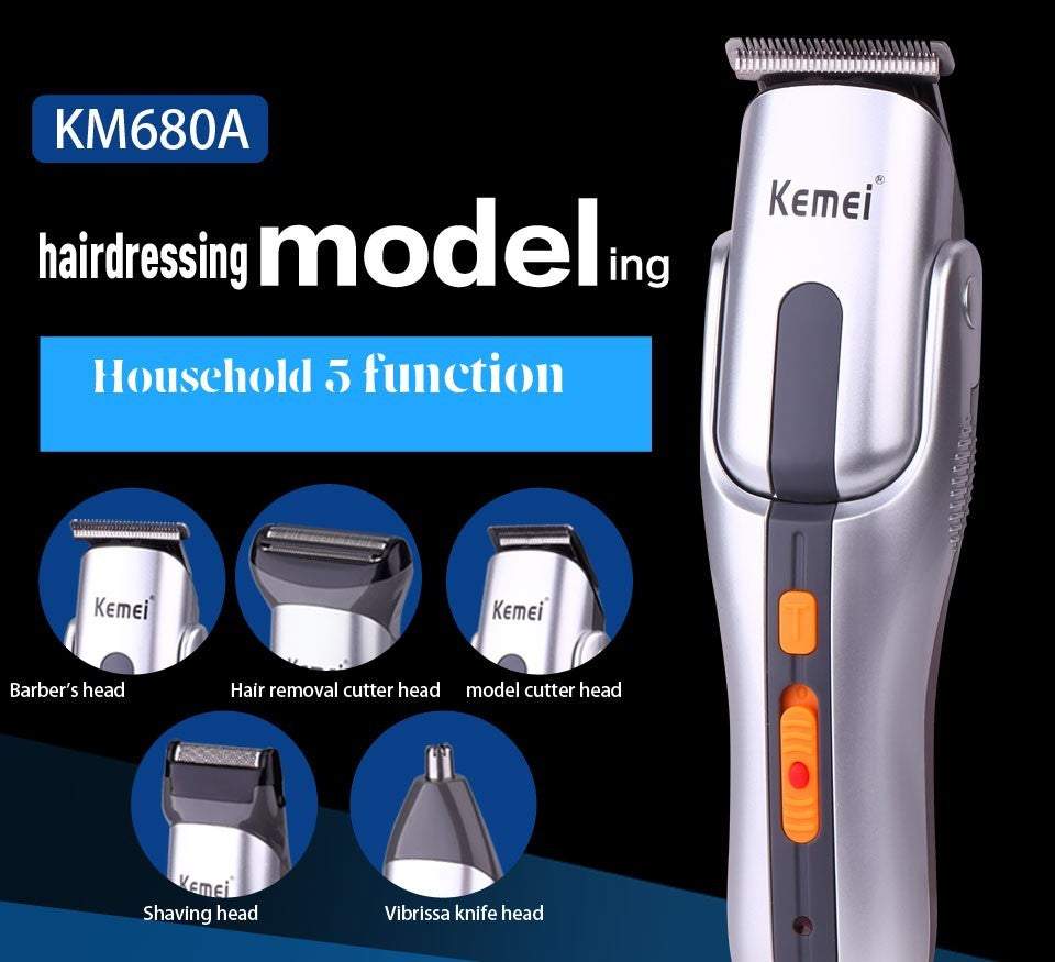 Kemei 8in1 Grooming Kit/Shaver & Trimmer KM-680A